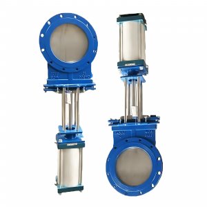 氣動(dòng)刀閘閥：PZ673Y-16C，DN250，介質(zhì)灰渣混